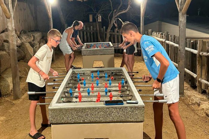 Campingplatz Kevano Plage, 4-Sterne Pianottoli Caldarello Tischfußball