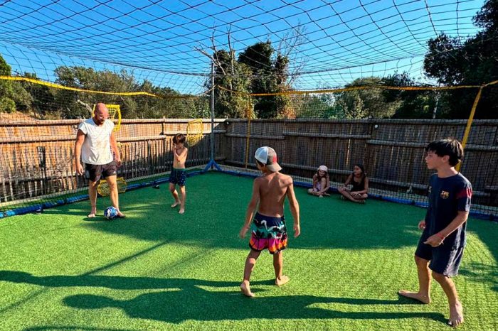 Campingplatz Kevano Plage, 4-Sterne Pianottoli Caldarello homeball
