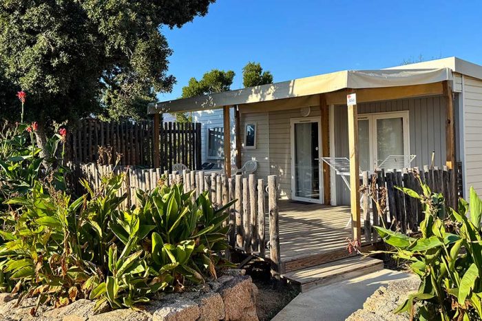 Campingplatz Kevano Plage, 4-Sterne Pianottoli Caldarello Mobilheim