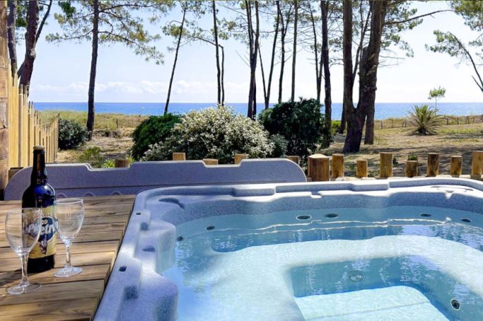 Campingplatz San Damiano 4 Sterne Jacuzzi Biguglia Bastia