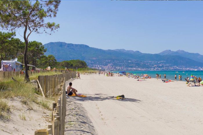 Campingplatz San Damiano 4 Sterne Strand am Campingplatz Biguglia Bastia