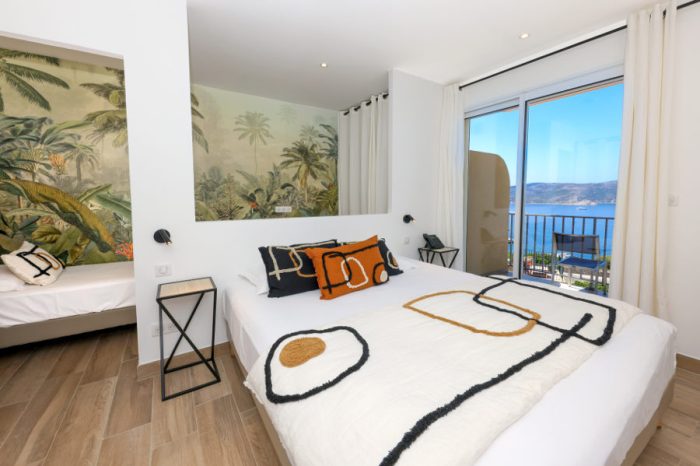 3-Sterne Hotel Le Saint Erasme Calvi Dreifachzimmer Panorama
