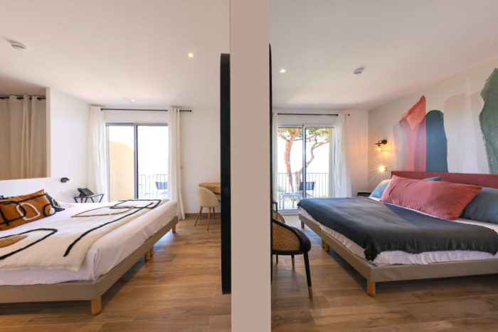 3-Sterne Hotel Le Saint Erasme Calvi Kommunizierende Zimmer