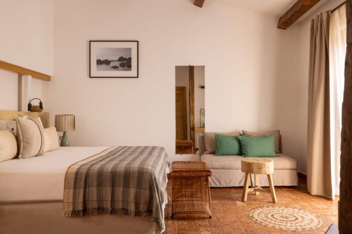 Hotel Les Bergeries de Palombaggia Corse - Zimmer mit Terrasse