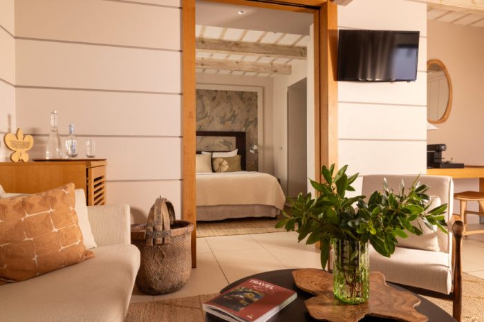 Hotel Les Bergeries de Palombaggia Corse - Deluxe-Suite mit Meerblick