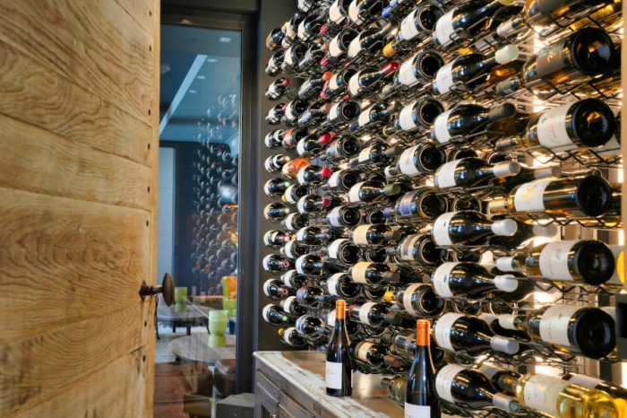 Restaurant Alba Pinarello, der Weinkeller